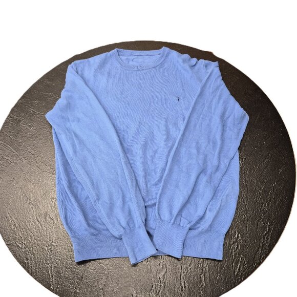 Y2K Trussardi Pullover – Cotton - Size S Logo Crewneck Italy Designer Minimalist - Picture 3 of 5